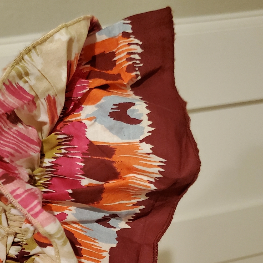 House of Harlow 1960 Maxi Dress,Pockets, Cotton, Khaki Pink Floral, Large, NWT - Picture 15 of 15